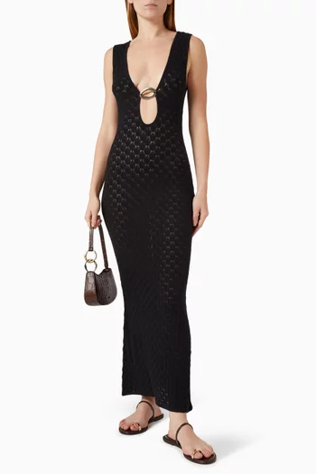 فستان دومينيكا بتصميم كروشيه لنزينغ ايكوفيرو