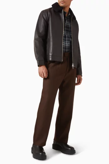 Kendal Flight Jacket in Lamb Leather