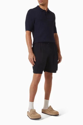 Naples Polo Sweater in Cotton & Cashmere