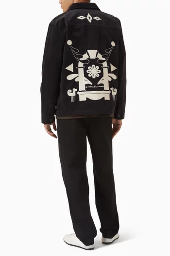 Rockley Overshirt in Velvet