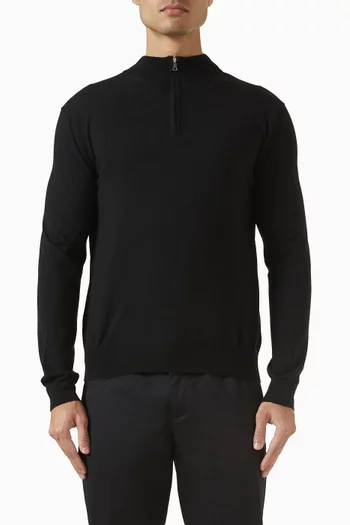 Half Zipper Sweater in Cashwool®