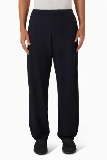 Embroidered Logo Sweatpants in Mesh