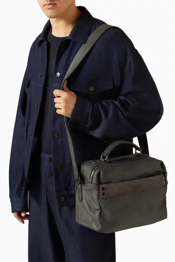 حقيبة كمبيوتر محمول جلد