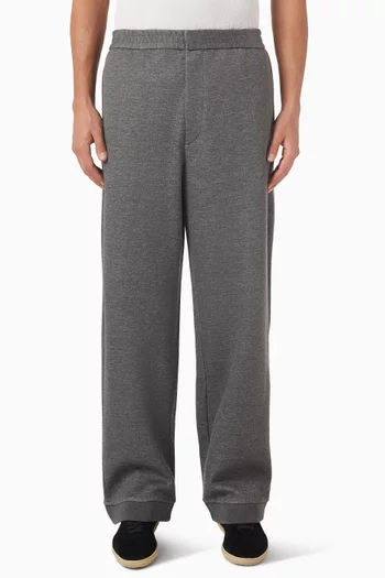 Flat-front Pants in Modal & Cashmere