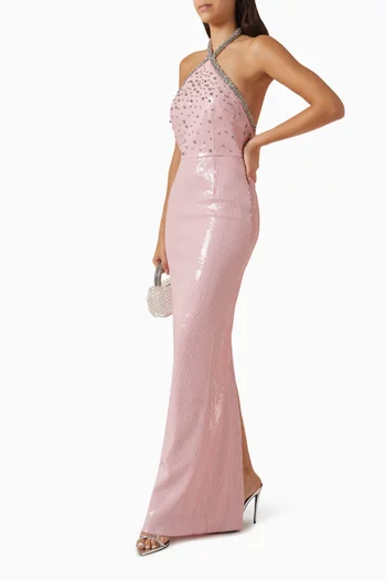 Lydia Sequin-embellished Gown