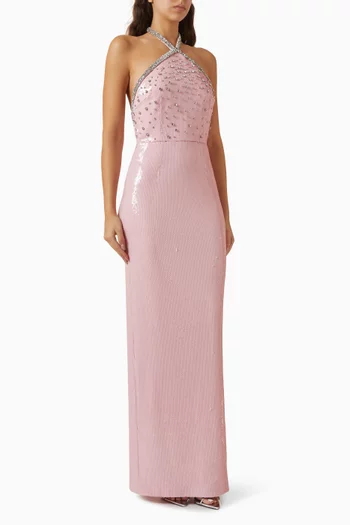 Lydia Sequin-embellished Gown