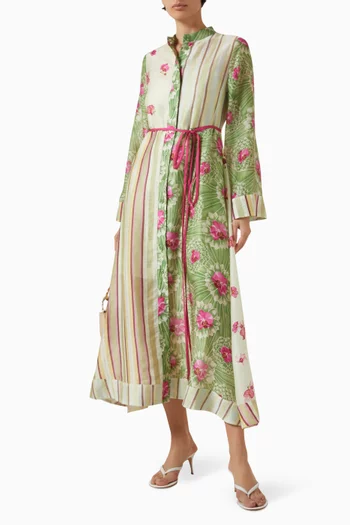 Neottia Printed Shirt Dress