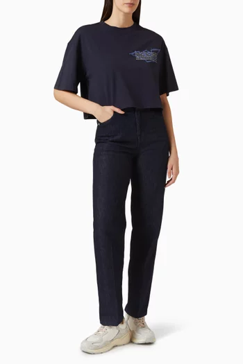 Macro Eagle T-shirt in Cotton