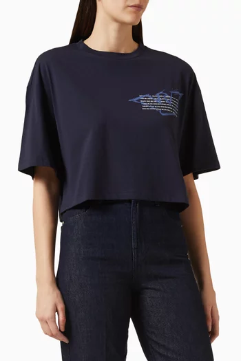 Macro Eagle T-shirt in Cotton