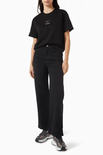 Logo-badge T-shirt in Cotton