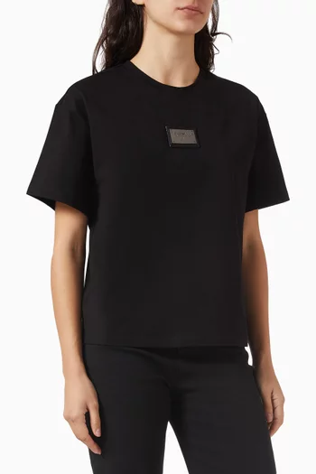 Logo-badge T-shirt in Cotton