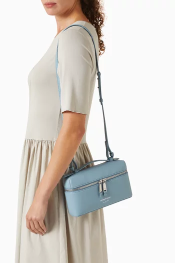 Vanity Top Handle Bag in Leather