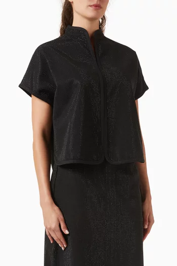 Stud-embellished Top