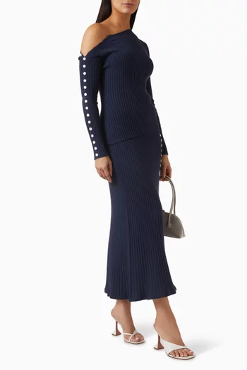 بلوزة برين بكتف مكشوف