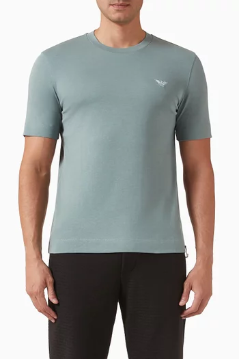 تي شيرت بشعار الماركة قطن