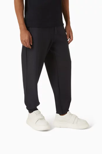 Chunky Velcro Detail Sneakers in Leather