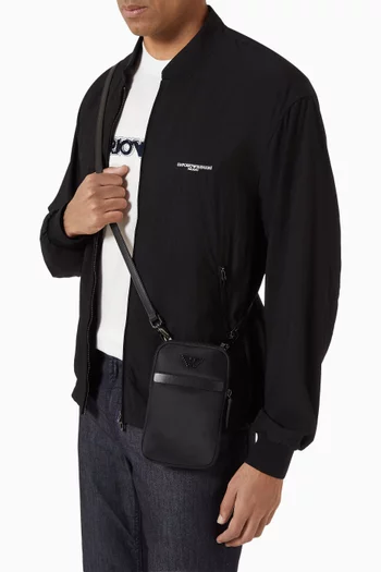 Logo Shoulder Bag in Recycled Nylon