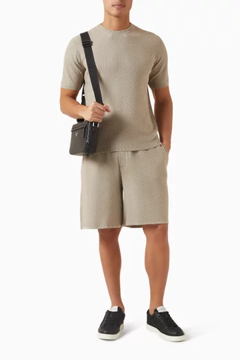 تي شيرت محاك قطن