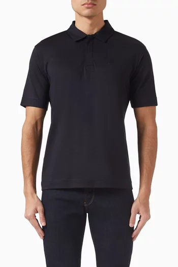 تي شيرت بولو بشعار الماركة صوف