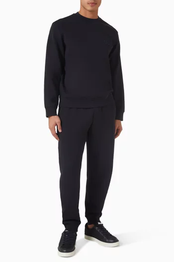 Logo Sweatshirt in Double Jersey