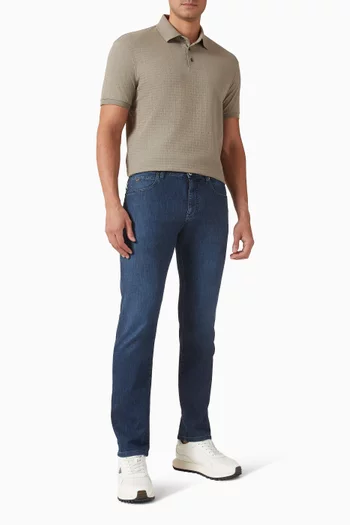 تي شيرت بولو بشعار الماركة قطن