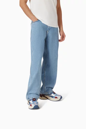 سنيكرز بنعل سميك قماش شبكي