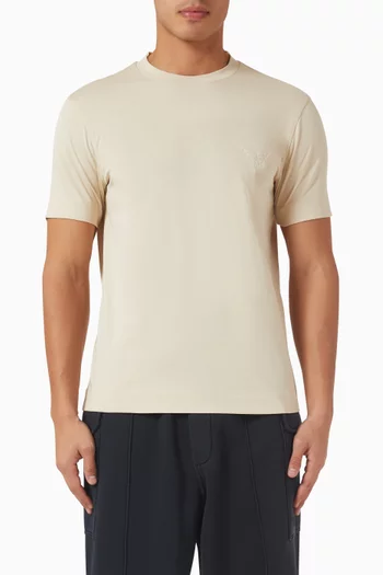 تي شيرت بشعار الماركة قطن