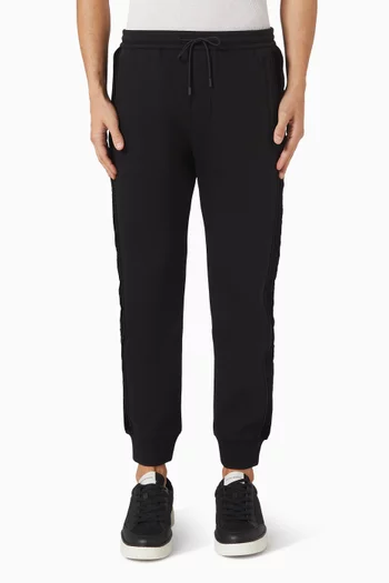 بنطال رياضي بشعار الماركة جيرسيه مزدوج