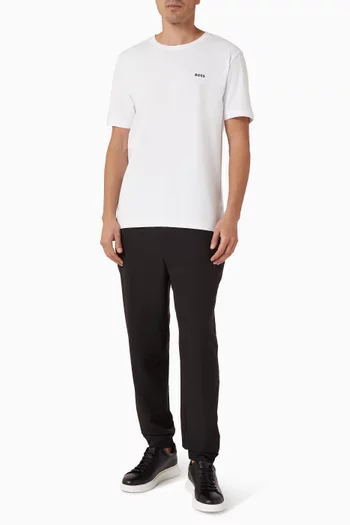 طقم تي شيرت قطن مطاطي، قطعتان