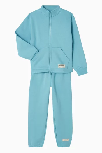 Zip Jacket in Cotton-fleece