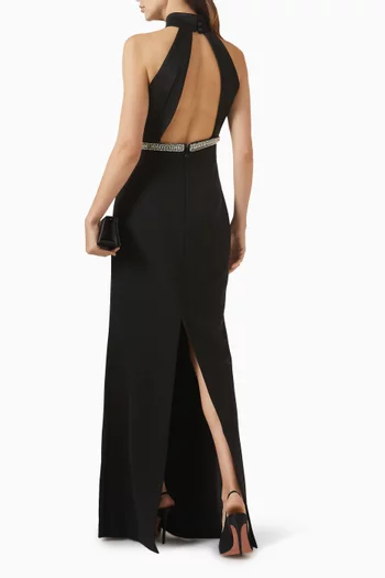 فستان سهرة ليليث مزين بتطريزات