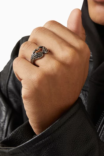 Vintage Skeleton Ring in Stainless Steel