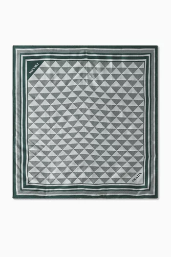 Printed Scarf in Silk