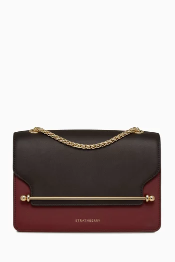 East West Shoulder Bag in Leather