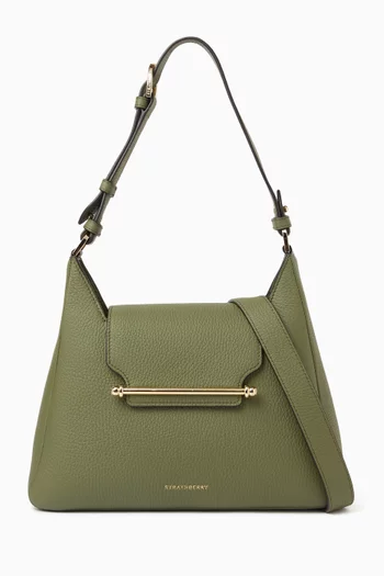 حقيبة هوبو ملتريس جلد بارز الملمس