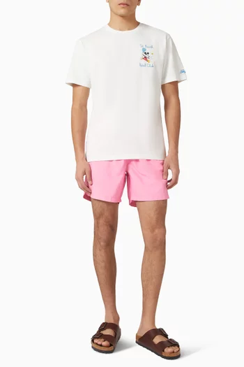 تي شيرت أرنوت بطبعة ميكي ماوس وعبارة Padel Club قطن