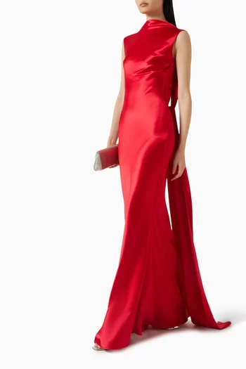 Callie Gown in Satin