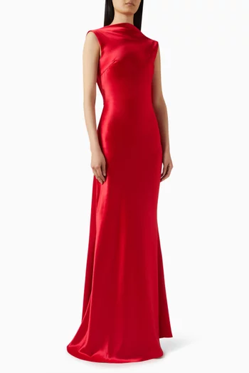 Callie Gown in Satin