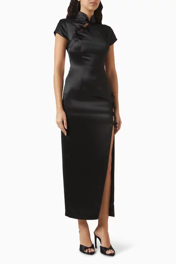 Tamara Dress in Satin