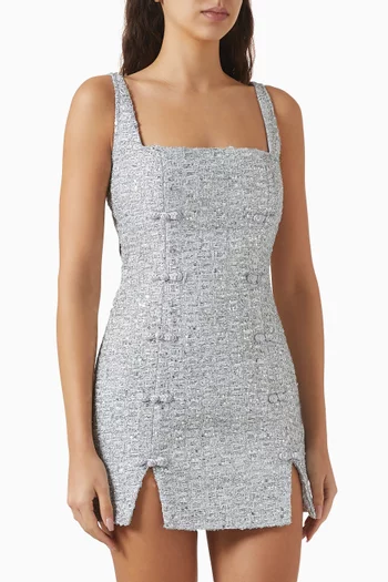 Aidan Dress in Tweed