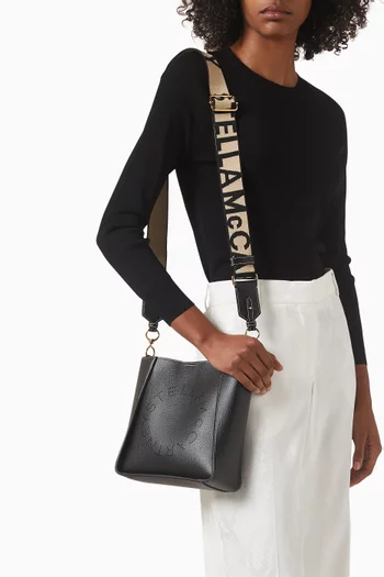 Logo Square Crossbody Bag in Alter Mat