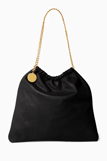 حقيبة فالابيلا متوسطة برباط تضييق قماش شاجي دير