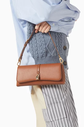 حقيبة كتف رايدر بوشيت جلد ألتر مات بارز الملمس