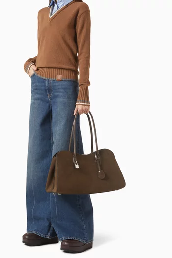 Ryder Tote Bag in Alter Suede