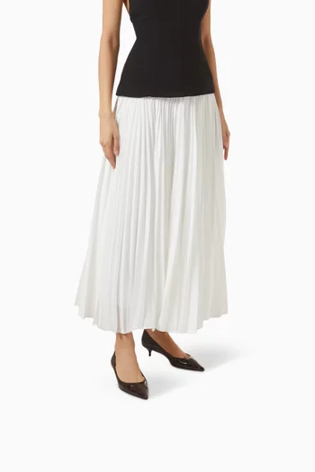 حذاء كلاسيك أميليا بكعب 35 مم جلد بنقشة جلد التمساح