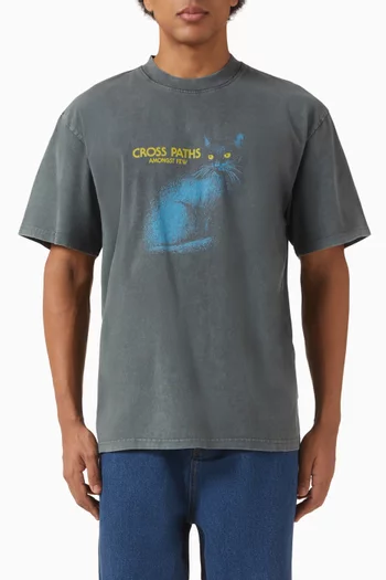 Cross Paths T-shirt in Cotton
