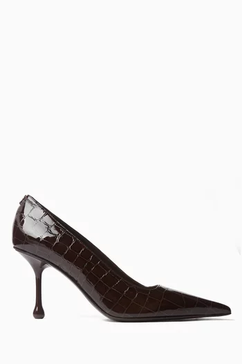 Ixia 80 Mule Sandals in Velvet