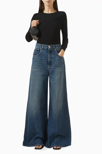 Logo Top in Compact Knit