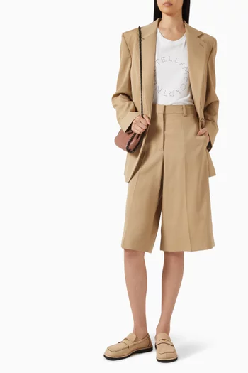 Logo Boyfriend T-shirt in Organic Cotton Jersey