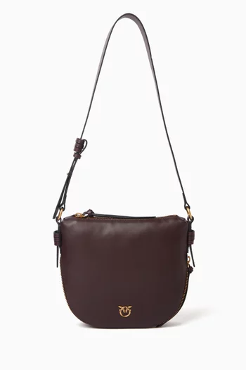 Mini Hobo Bag in Vitello Leather